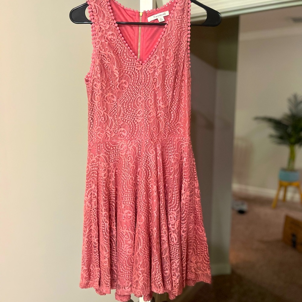 Francesca’s Pink Dress. Size XS, fits like M.
